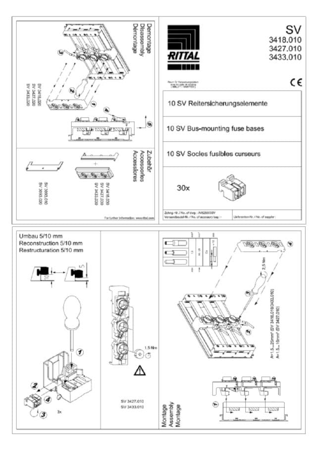 RITTAL SPA - RIT3433020 SV COPERT.PROT CONTATTI ACCIDENT - 10PZ