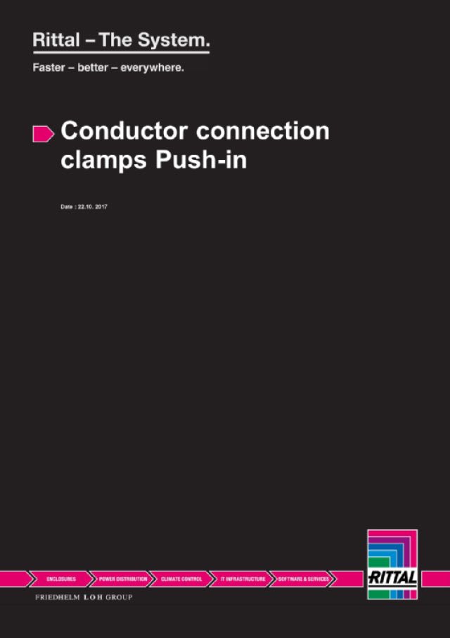 RITTAL SPA - RIT3450505 SV MORSETTO PUSH-IN 5MM 0,5-4MMQ- 10 PZ