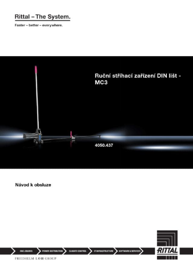 RITTAL SPA - RIT4050437 AS TAGLIERINA MANUALE GUIDE DIN - MC3