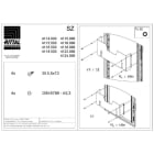 RITTAL SPA - RIT4116500 VX PORTASCHEMI LAMIERA L=600 - 1PZ