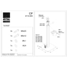 RITTAL SPA - RIT6112500 CP PIEDISTALLO H.1150MM