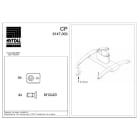 RITTAL SPA - RIT6147000 CP FISSAGGIO PIEDISTALLO PAVIM - 4PZ