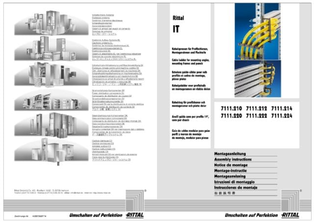 RITTAL SPA - RIT7111212 DK PORTACAVI - 10PZ