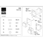RITTAL SPA - RIT7280100 DK PRESA PER TELAIO