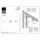 RITTAL SPA - RIT7284135 DK FISSAGGIO CENTR.X PROFILATI - 2PZ