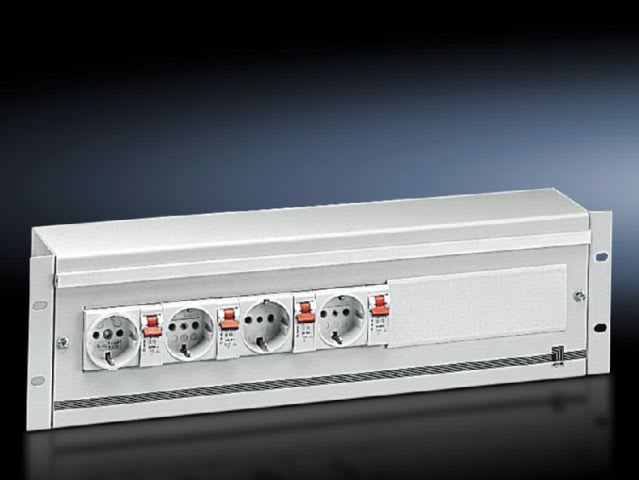 RITTAL SPA - RIT7480035 DK POWER BOX, 3HE RAL 7035