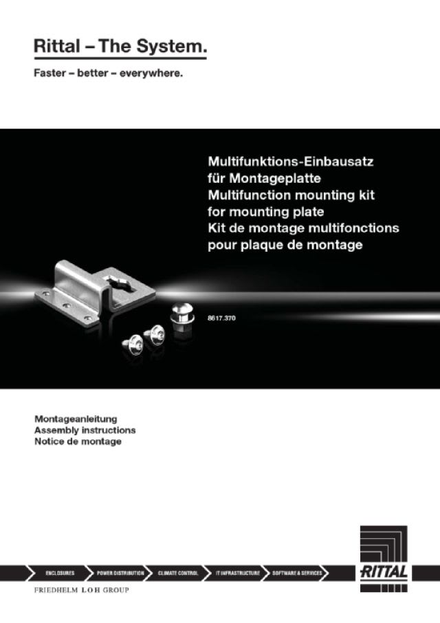 RITTAL SPA - RIT8617370 VX SET D INSTALLAZIONE MULTIFUNZIONALE