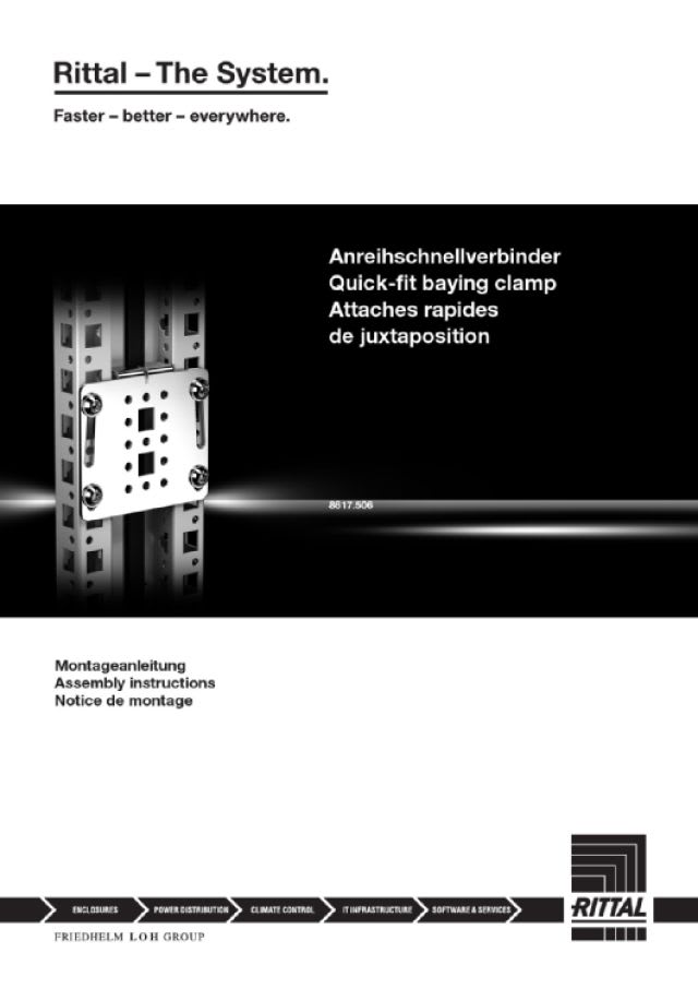 RITTAL SPA - RIT8617506 VX GIUNTO DI ACCOPPIAMENTO RAPIDO- 6 PZ