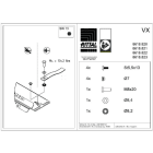RITTAL SPA - RIT8618821 VX LAMIERE DI FONDO EMC 800MM - 1PZ