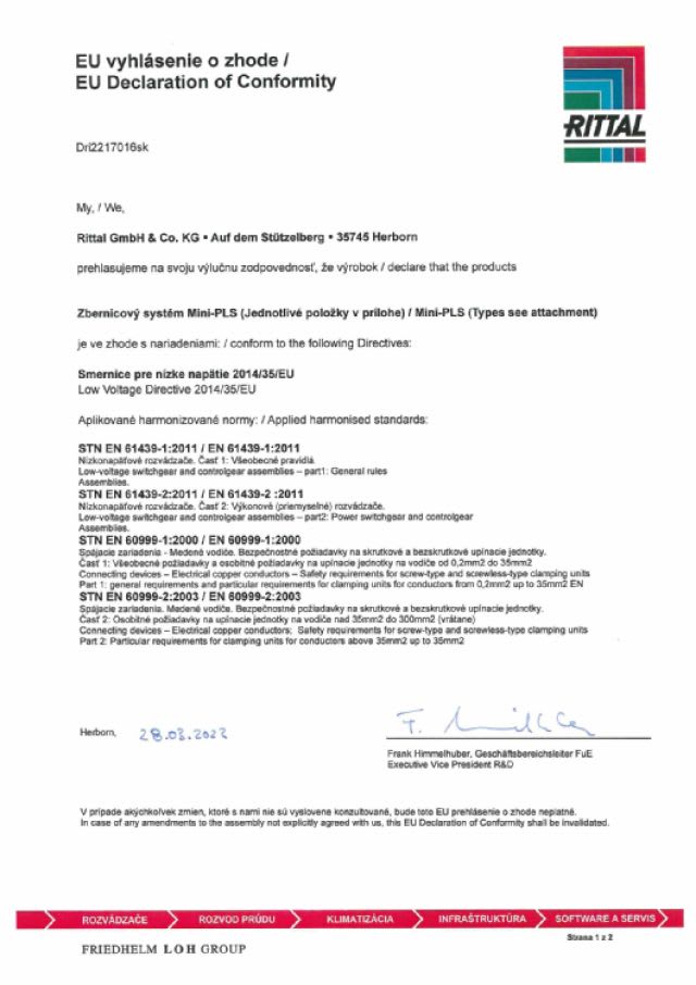 RITTAL SPA - RIT9614100 SV ADATTATORI 25A 45MM