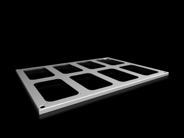 RITTAL SPA - RIT9681586 SV LAMIERA TETTO X PASSACAVI VX 800X600