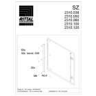 RITTAL SPA - RIT2310076 SZ 20 PROFILI FORATI L698MM
