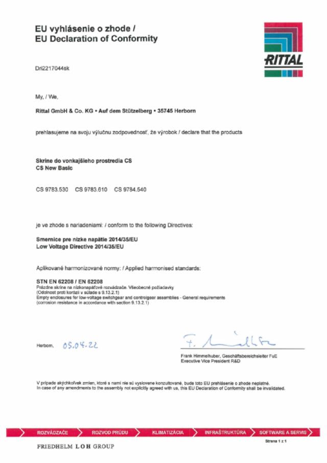 RITTAL SPA - RIT9783530 CS NEWBASIC LAP 600X1200X500