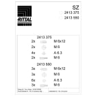 RITTAL SPA - RIT2413550 PS PROF. SCHERMATURA EMC L=550