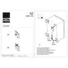RITTAL SPA - RIT2508100 SZ SUPP. FISS. PAR. X MONT. ESTERNO-4PZ