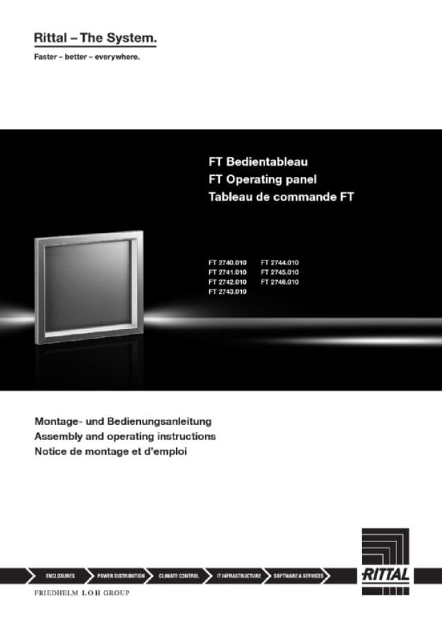 RITTAL SPA - RIT2742010 FT PANNELLO ALLUMINIO 377X377X36