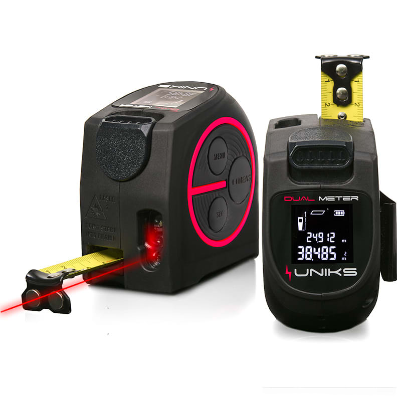 UNIKS SRL - UNKDUALMETER METRO LASER 40METRI  + METRO NASTRO 5 ME