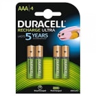 ELCART DISTRIBUTION - ERTVLE800HR03/4 DURACELL PRECHARGED HR3 800 MAH/4