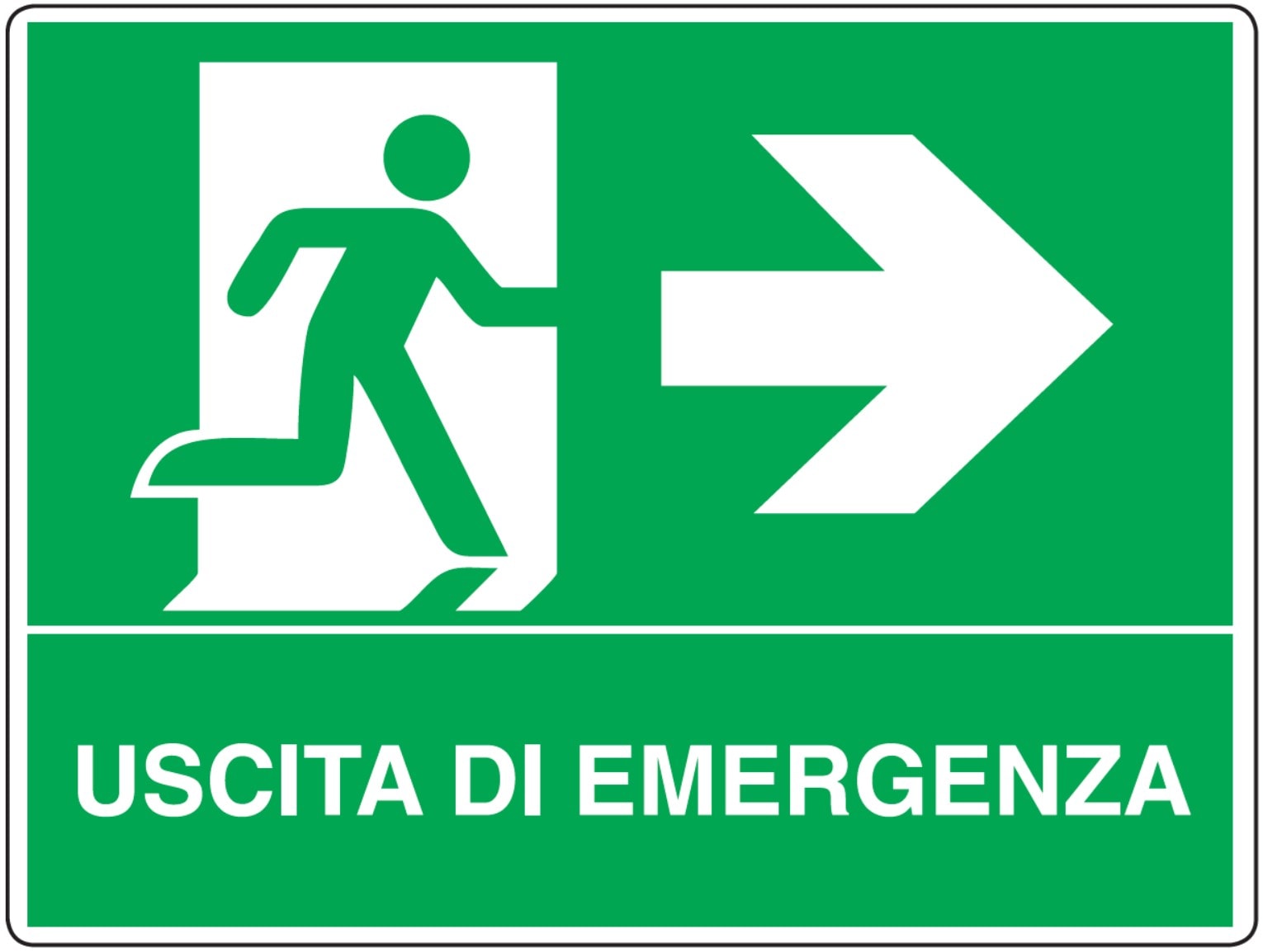 OCMEI SRL - OCME002-1761-E CART 210X160MM USCITA EMERENZA DX