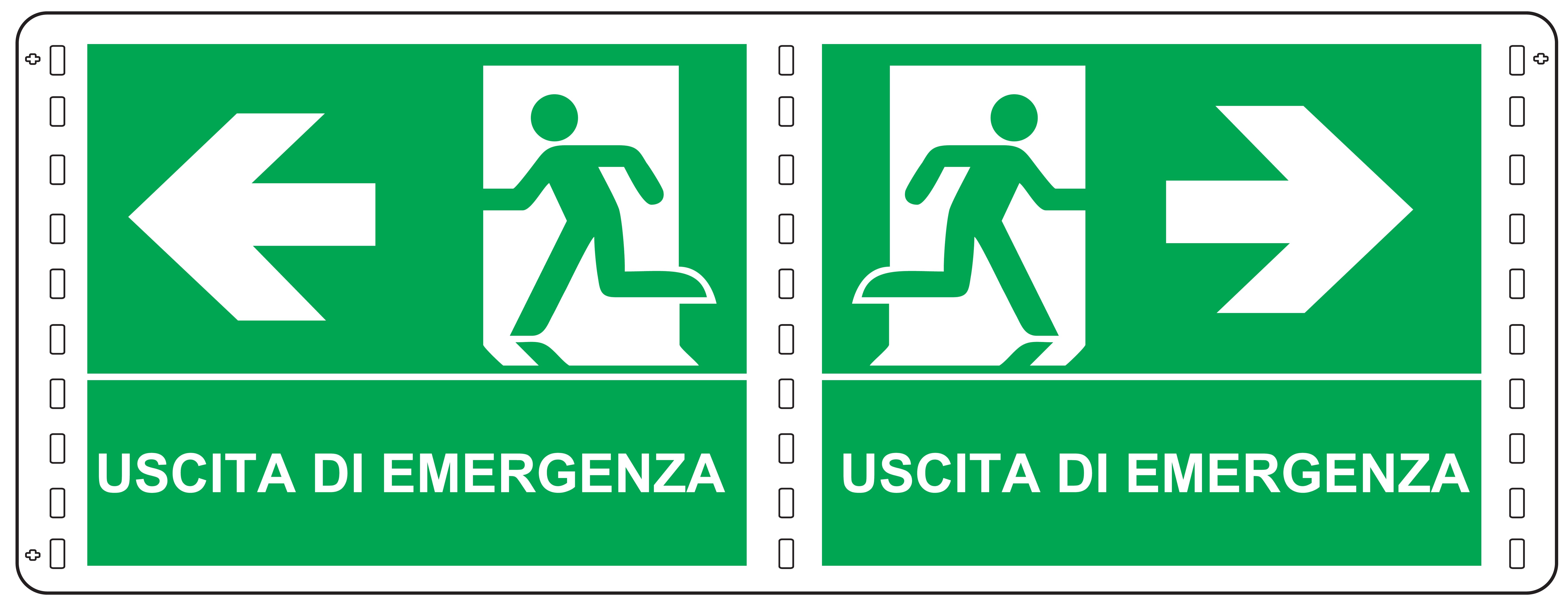 OCMEI SRL - OCME002-B-1761-B CART BIF 310X250MM PERCORSO USCITA