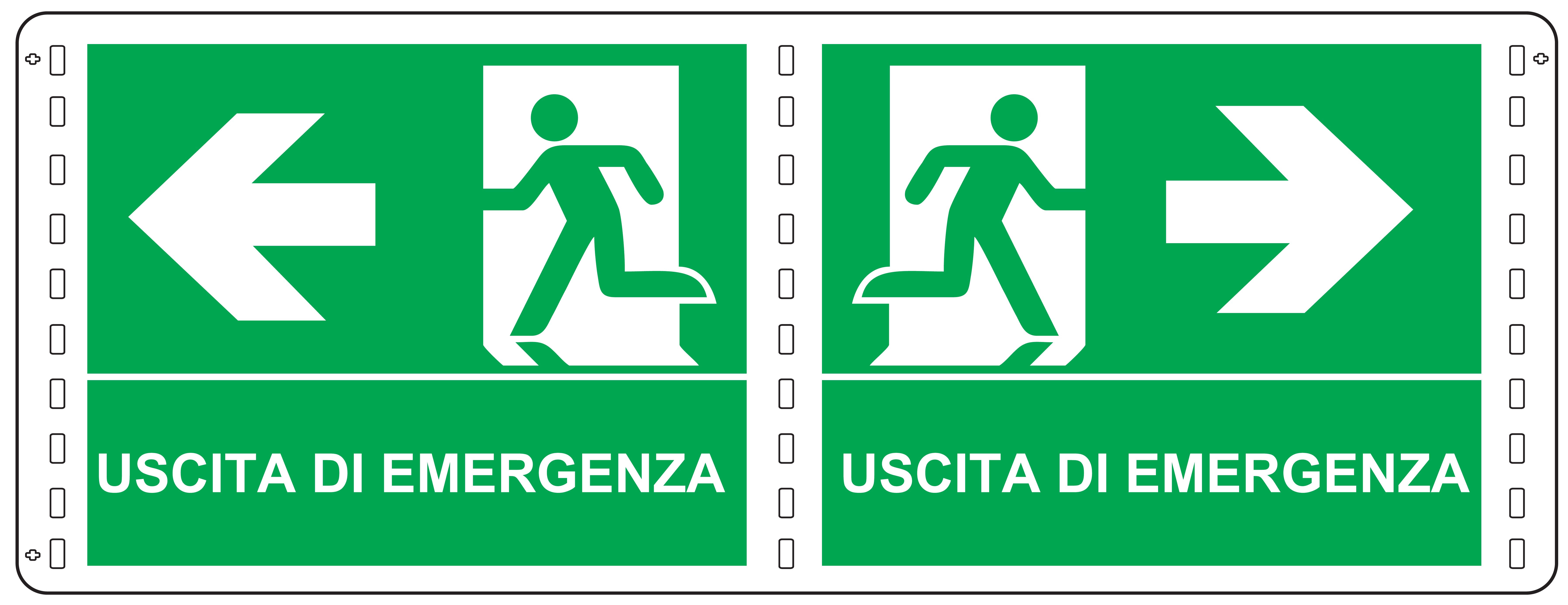 OCMEI SRL - OCME002-B-1761-B CART BIF 310X250MM PERCORSO USCITA