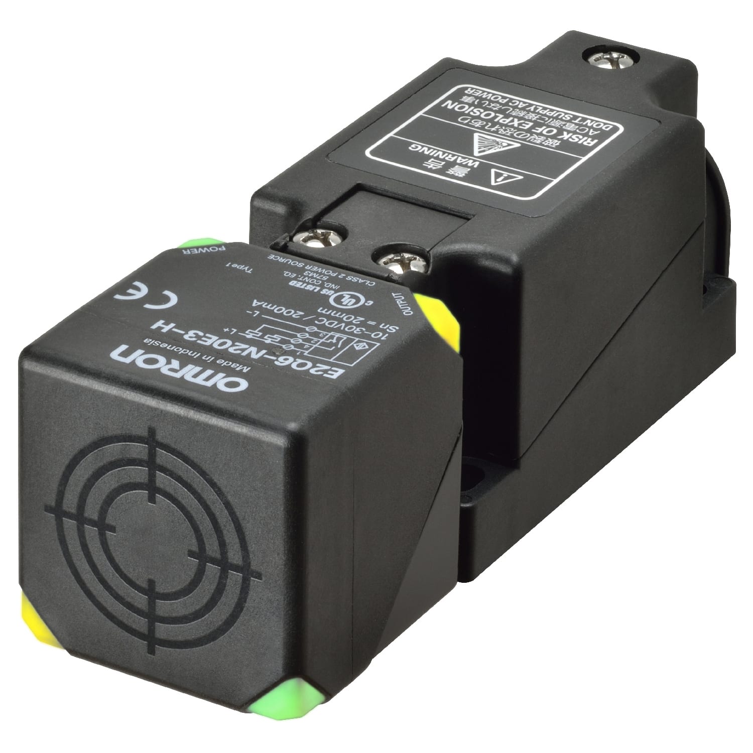 OMRON - OMRE2Q6N20F3H PROXY E2Q6, PARAL., 20 MM, PNP/NA+NC, MO