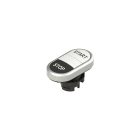 PIZZATO ELETTRICA - PZZE2 1PDRL9AAAN PULSANTE DOPPIO INFERIORE RASATO CON MAR