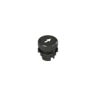 PIZZATO ELETTRICA - PZZE2 1PU2R121L7 PULSANTE AD IMPULSO RASATO NERO CON MARC