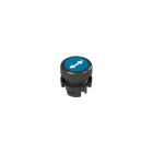 PIZZATO ELETTRICA - PZZE2 1PU2R621L170 PULSANTE AD IMPULSO RASATO BLU CON MARCA