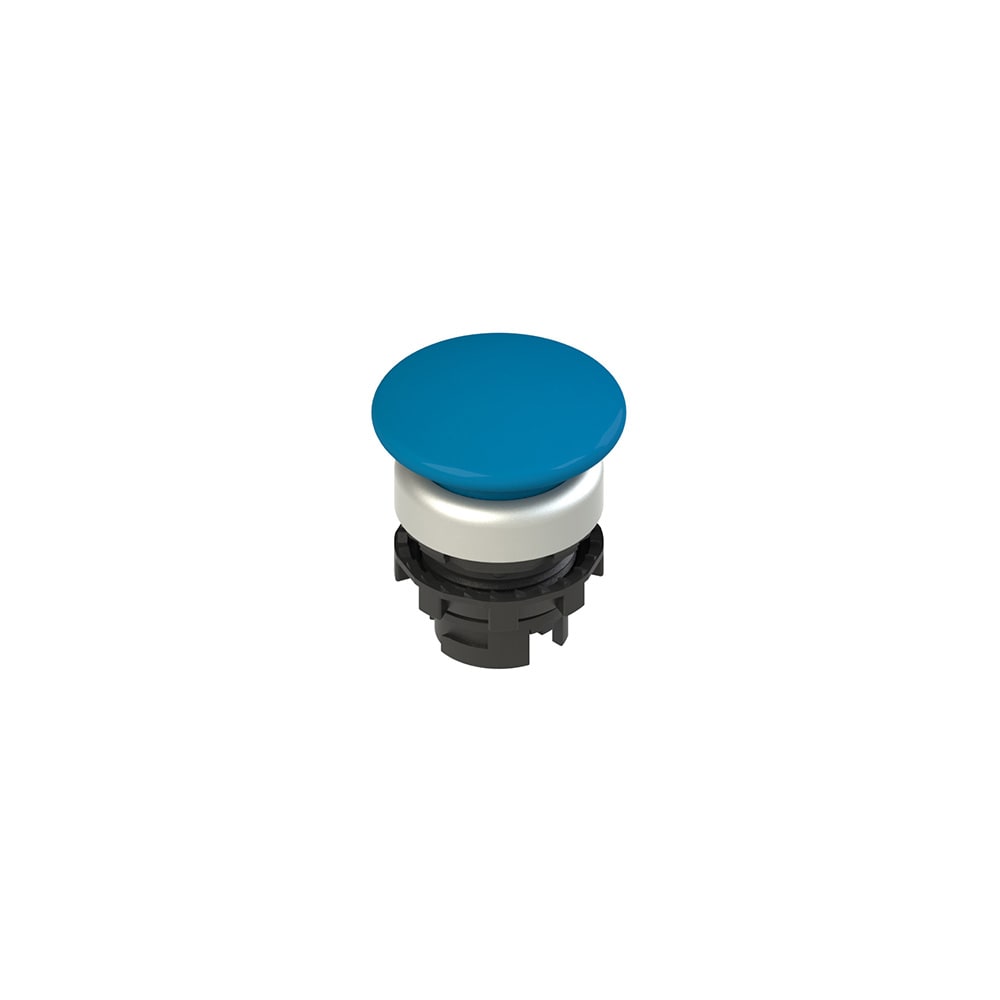PIZZATO ELETTRICA - PZZE2 1PU2F6490 PULSANTE AD IMPULSO A FUNGO BLU