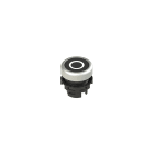PIZZATO ELETTRICA - PZZE2 1PU2R129L1 PULSANTE AD IMPULSO RASATO NERO CON MARC