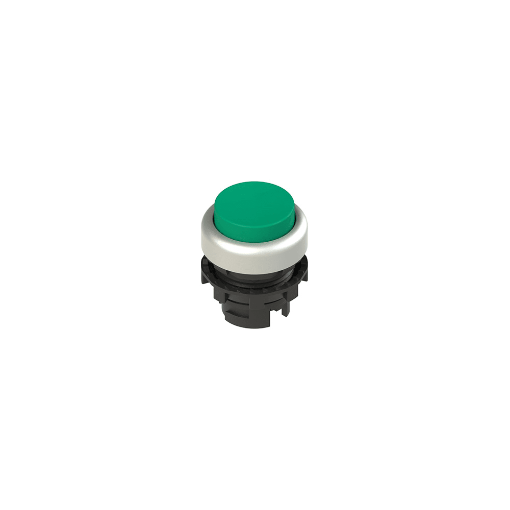PIZZATO ELETTRICA - PZZE2 1PU2S4290 PULSANTE AD IMPULSO SPORGENTE VERDE