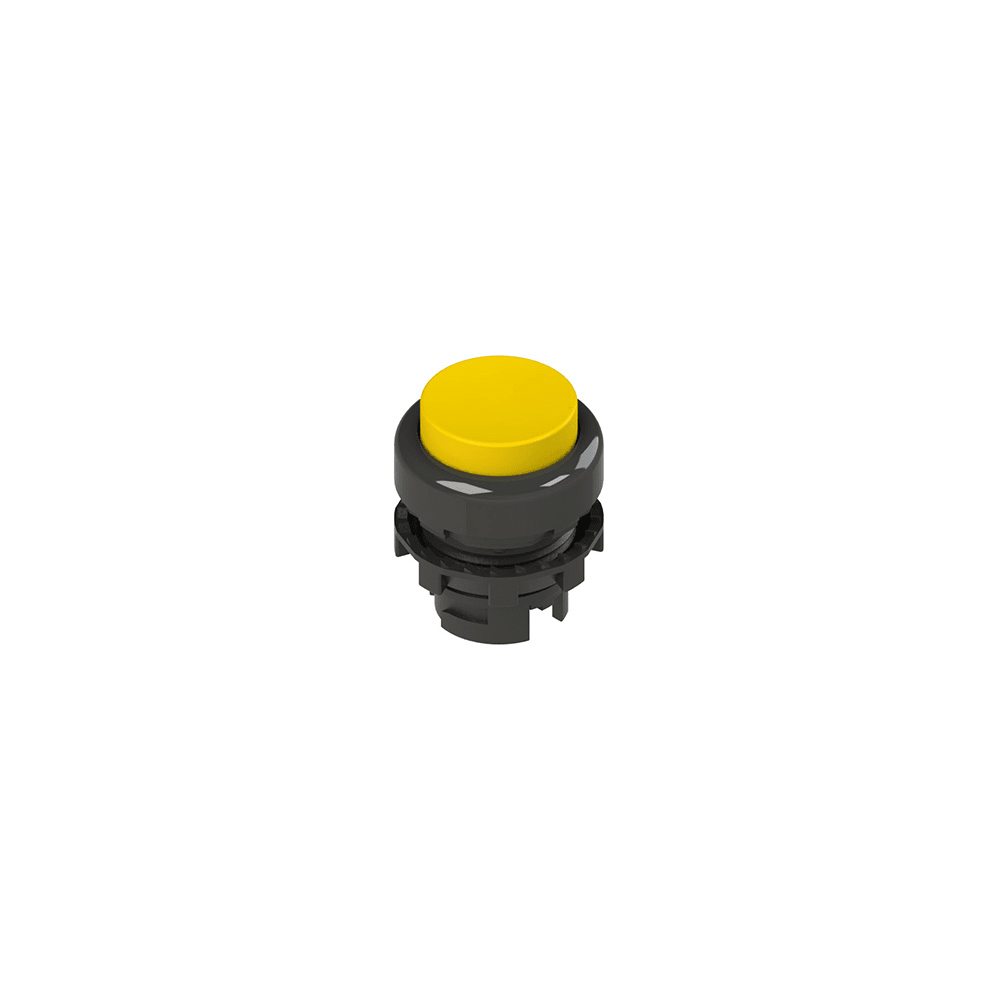 PIZZATO ELETTRICA - PZZE2 1PU2S5210 PULSANTE AD IMPULSO SPORGENTE GIALLO