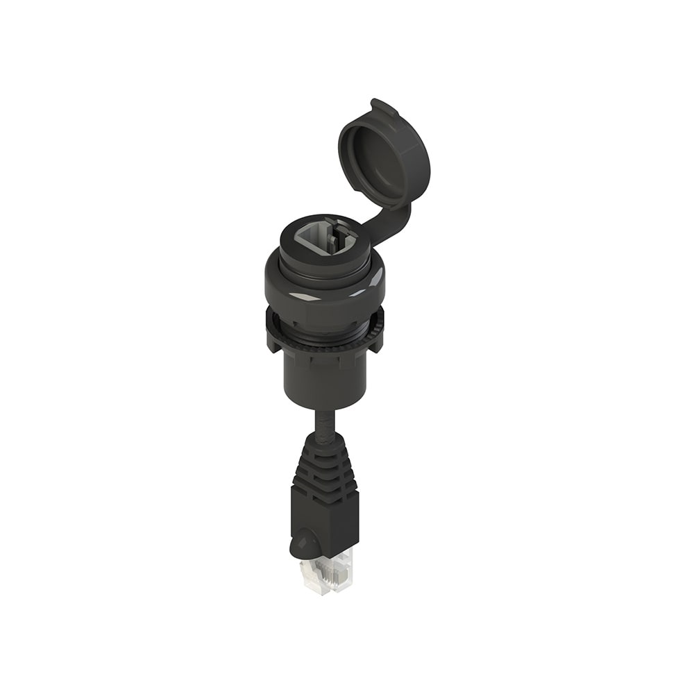 PIZZATO ELETTRICA - PZZE2 1RJ451AN2.5 PRESA RJ45 SERIE EROUND