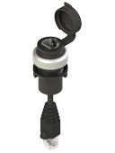 PIZZATO ELETTRICA - PZZE2 4RJ459AN1 PRESA RJ45 SERIE EROUND