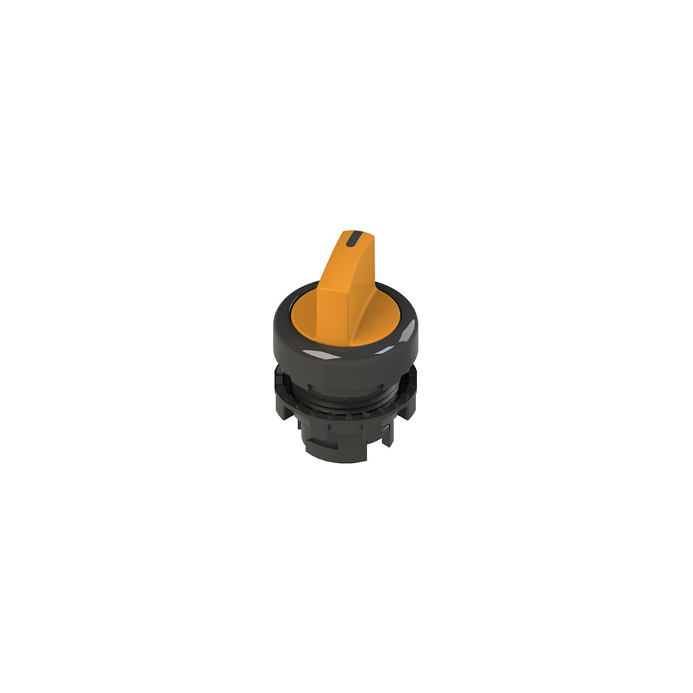 PIZZATO ELETTRICA - PZZE2 1SL12AVD81AB SELETTORE LUMINOSO A LEVA CORTA A DUE PO