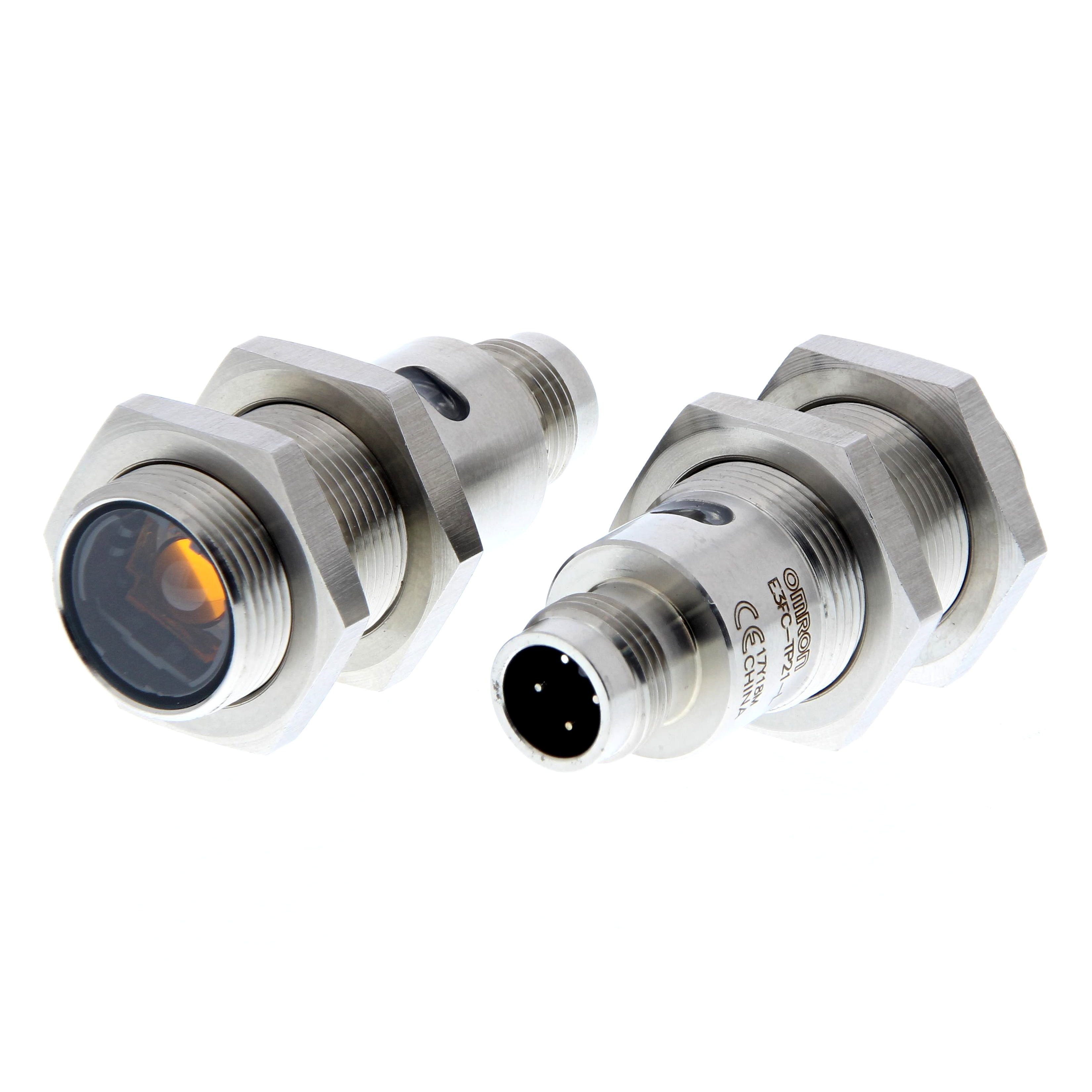 OMRON - OMRE3FCTP21 SENSORE- FOTOCELLULE M18 C.C. INOX SBARR