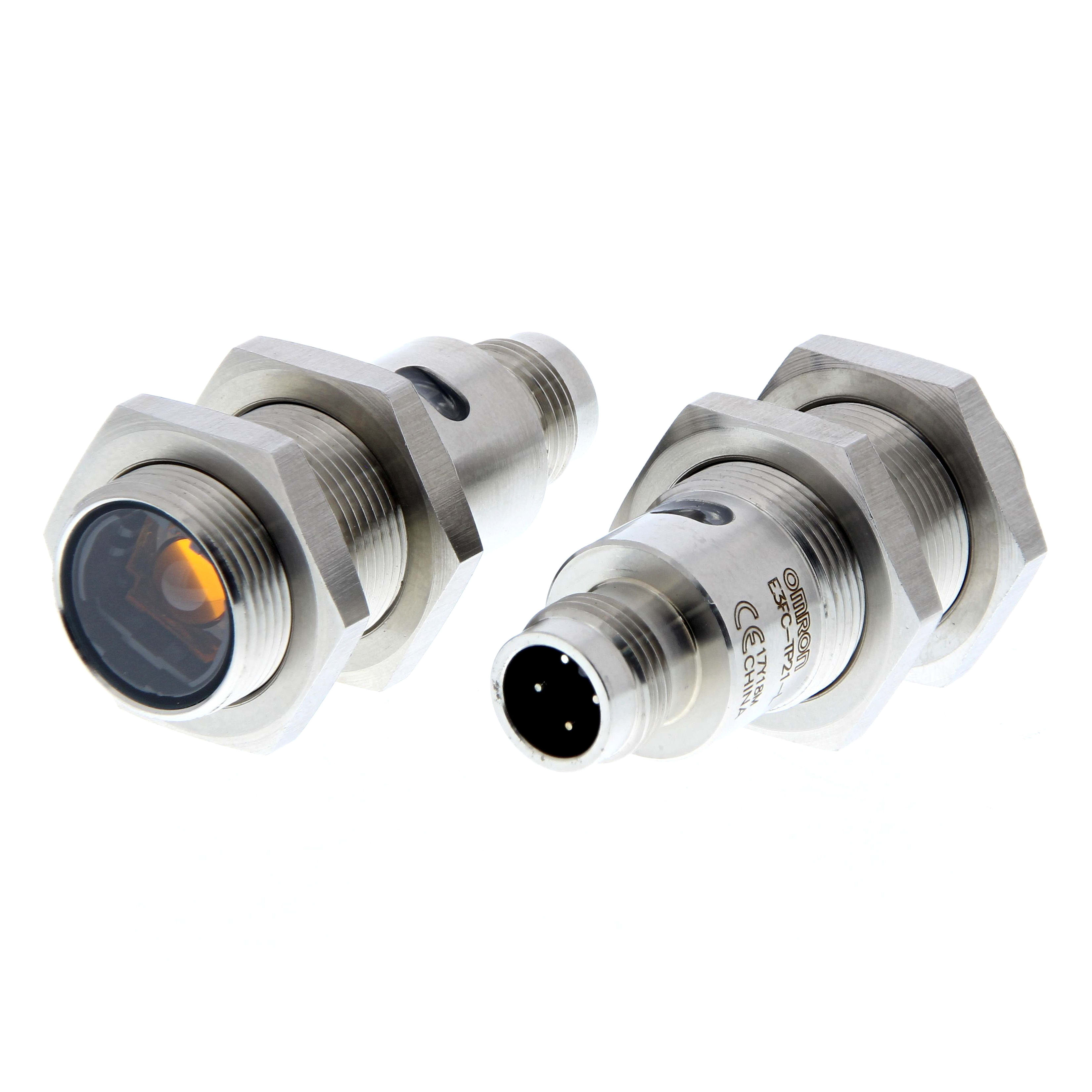 OMRON - OMRE3FCTP21 SENSORE- FOTOCELLULE M18 C.C. INOX SBARR