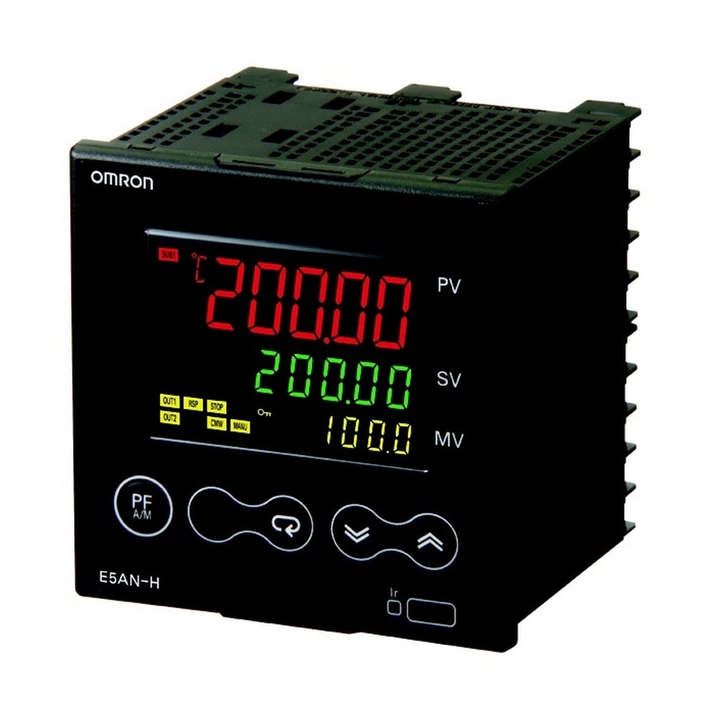 OMRON - OMRE5ANHAA2HBM500AC TERMOREGOLA- 96X96MM. 3 DISPLAY.MULTI IN
