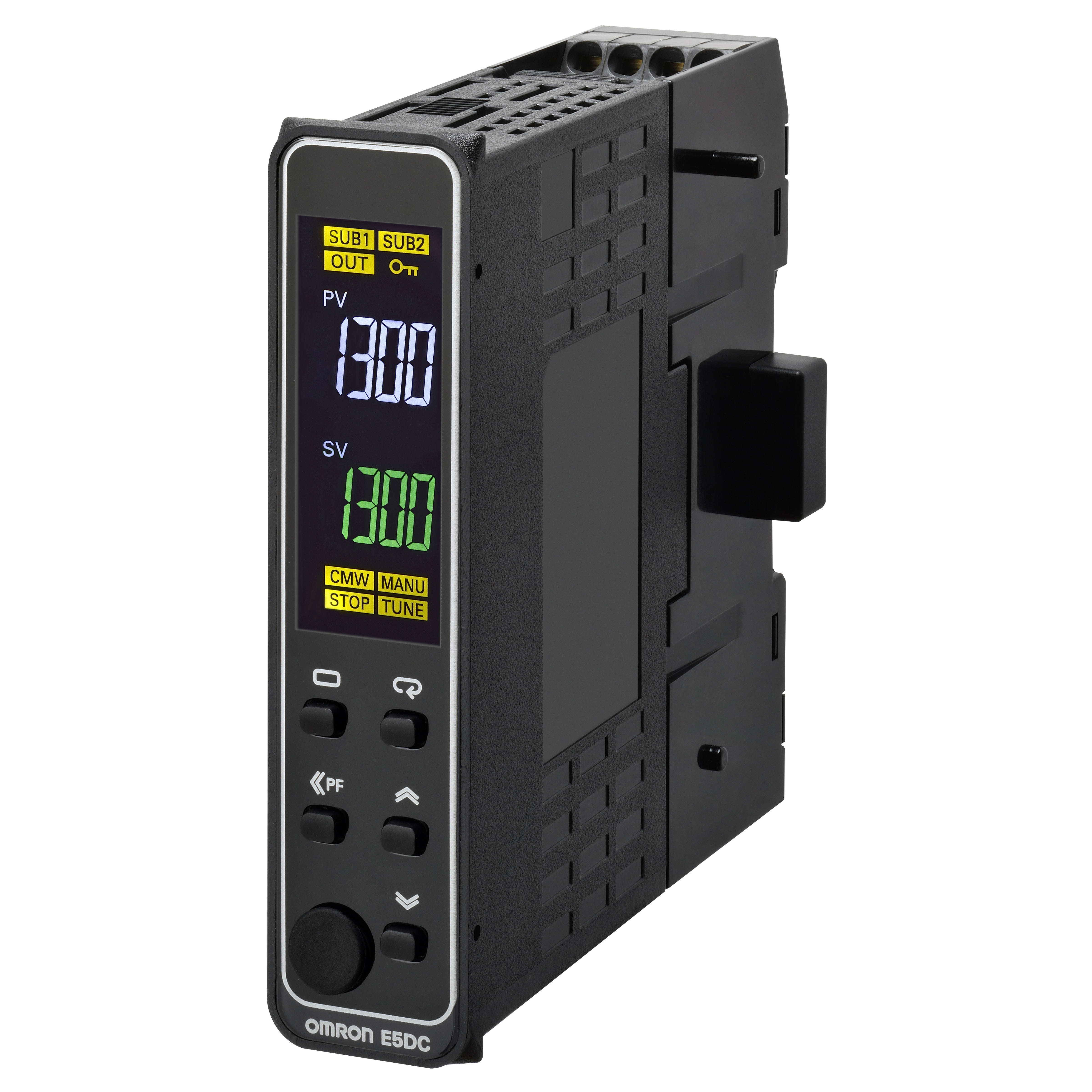 OMRON - OMRE5DCQX0DBM015 TEMP. CONTROLLER. PRO. GUIDA DIN 22.5 MM