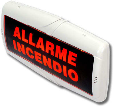 IESS SRL - EAASOL50 TARGA OTTICO ACUSTICA MONOFOCCIALE