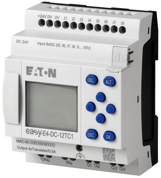 EATON - EAO197213 EASY-E4-DC-12TC1 PLC24VDC 8I 4UT DISP