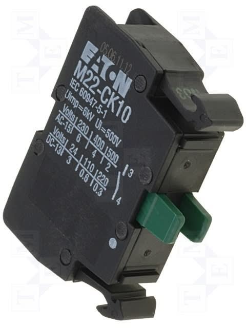 EATON - EAO216384 M22-CK10 CONTATTO NA CAGE CLAMP FRONT.