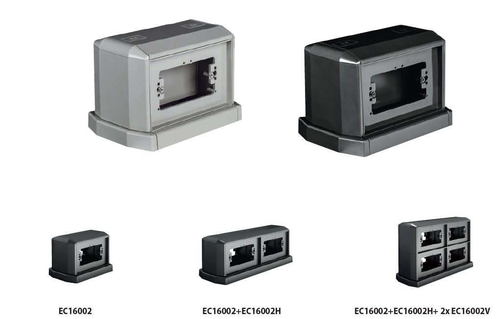 ELETTROCANALI SRL - ETNEC16002H ESPANSIONE ORIZZONTALE TORRETTA ARDESIA