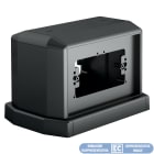 ELETTROCANALI - ETNEC16001 TORRETTA PORTA UTENZE BIFACCIALE GRIGIA
