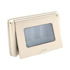 ELETTROCANALI SRL - ETNEC315A PLACCA AUTOP.IP55 3MOD.TOND AVORIO