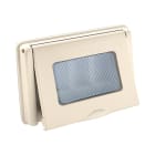 ELETTROCANALI - ETNEC315A PLACCA AUTOP.IP55 3MOD.TONDO AVORIO
