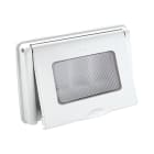 ELETTROCANALI SRL - ETNEC315B PLACCA AUTOP.IP55 3MOD.TOND BIANCA