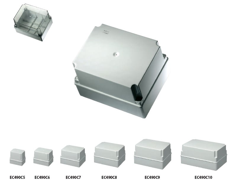 ELETTROCANALI SRL - ETNEC490C5 CASSETTA POL. P.LISCE120 C.ALTO 150X110X