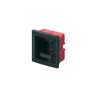 ELETTROCANALI SRL - ETNEC63004N CENTRALINO INCASSO NERO PORTELLO FUM 4